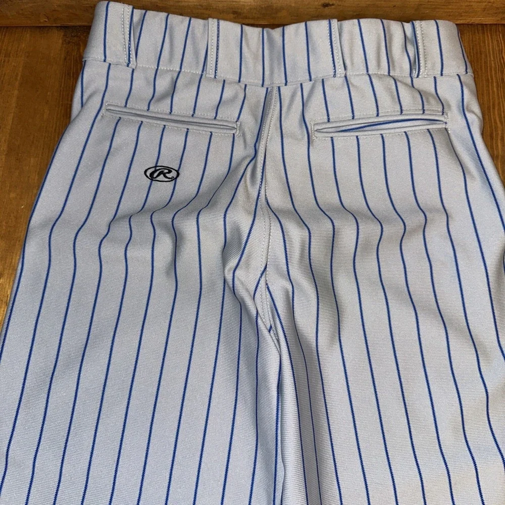 Rawlings Pinstripe Game Used Baseball Pants Made In USA Mark Of‎ A Pro Size 36